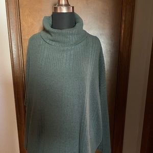 Long Green Turtleneck Sweater.